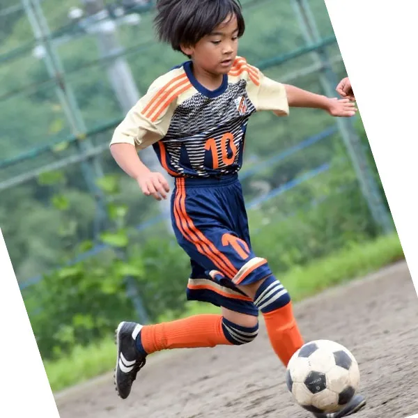 練習中の子ども